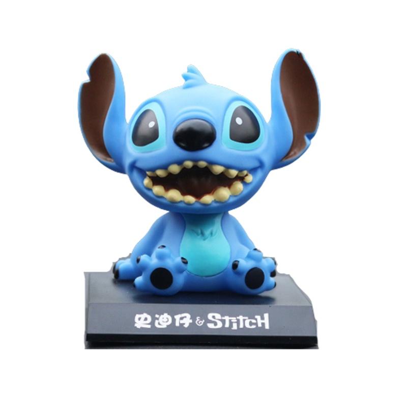Lilo Stitch Shaking Head Doll Car Ornament Toy Pvc Action Figure Decoration Gift