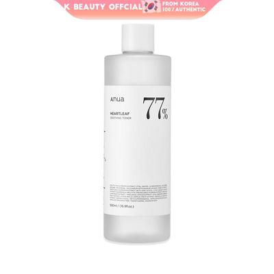 Heartleaf 77% Soothing Toner 250ML/500ml,A Moisturizing Toner Formulated with 77% Houttuynia Cordata Extract That Helps Soothe Sensitive Skin