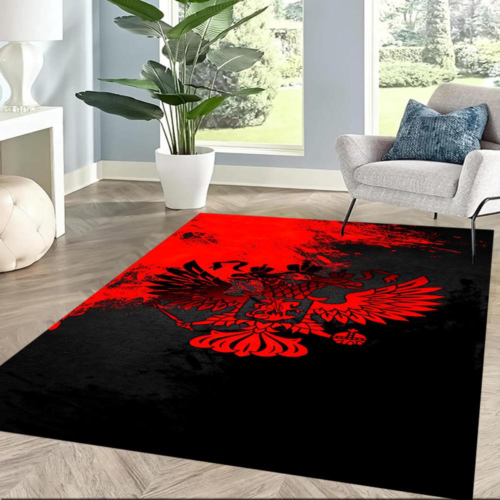 Russian Coat Of Arms Square rugs are a great choice for living rooms, bedrooms, home décor, and as gifts.