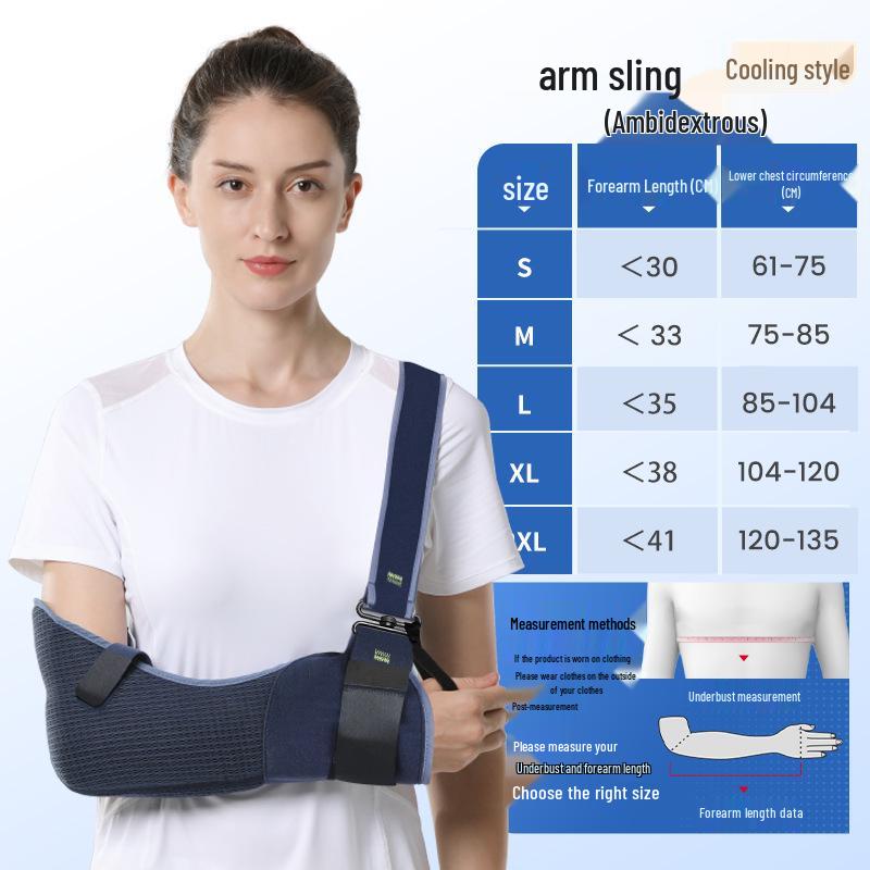Breathable Multifunctional Arm Sling for Shoulder, Elbow, and Wrist Support