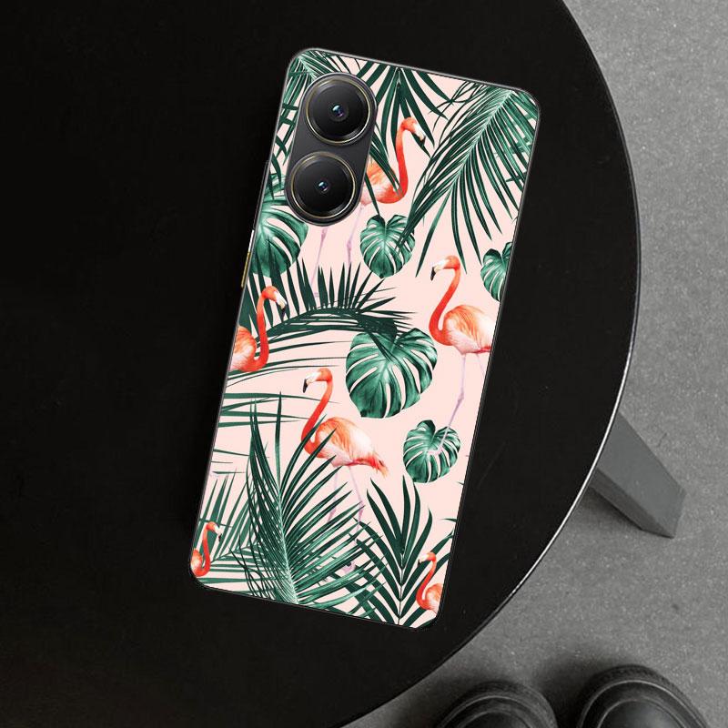 Summer Tropical Plants Green Leaf Phone Case Cover for Xiaomi Poco X6 X5 X7 Pro F7 Ultra Redmi 15C 15 13C 13 12C 12 10C 10 10A 9