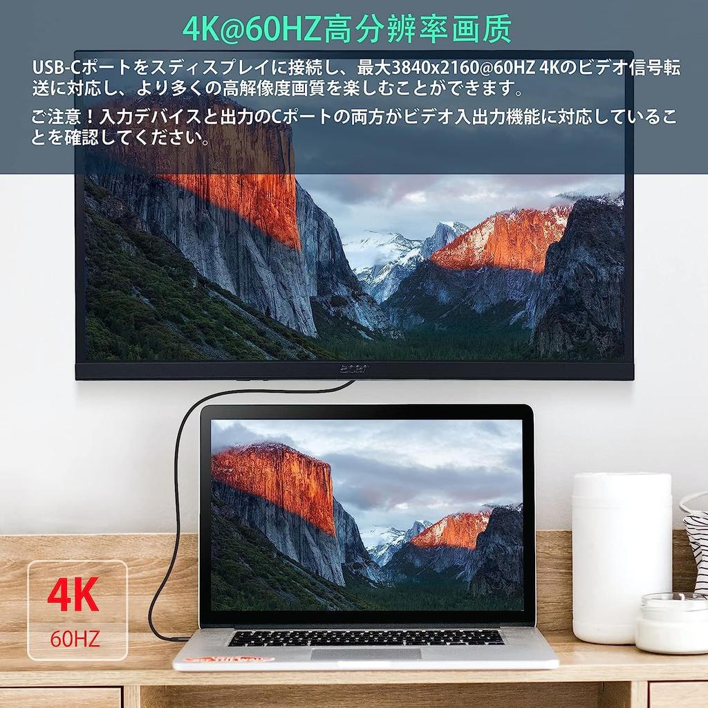 LpoieJun 3m USB Type C Extension 10Gbps Data Video 100W PD Fast PVC Compatible with Game and Laptops Cable, High-Speed Transfer, 4K@60Hz Output,