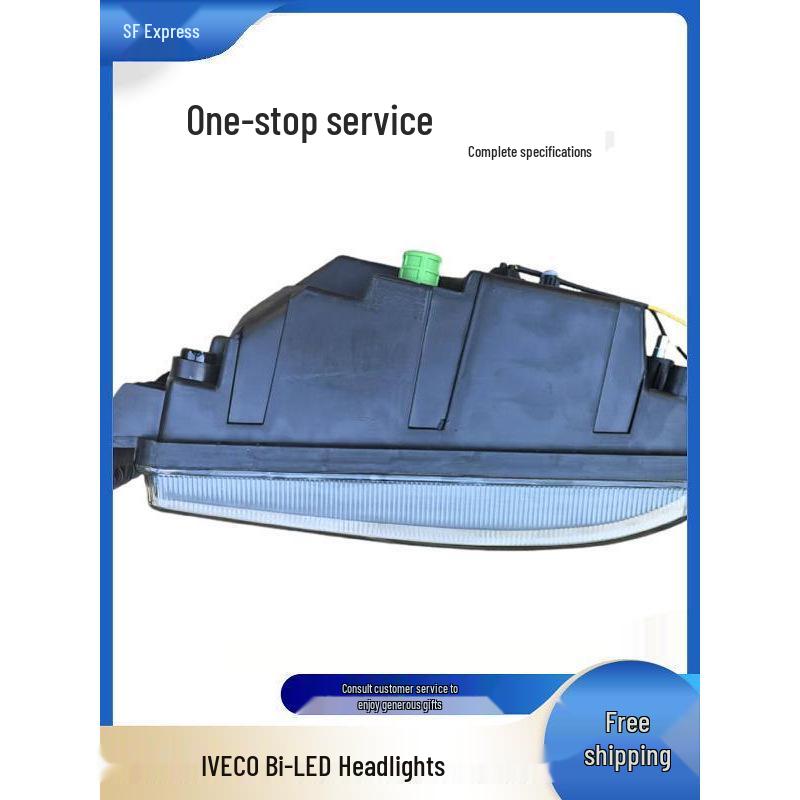 Iveco Eurocargo Double-Lens LED Headlights with DRL & Sequential Turn Signals