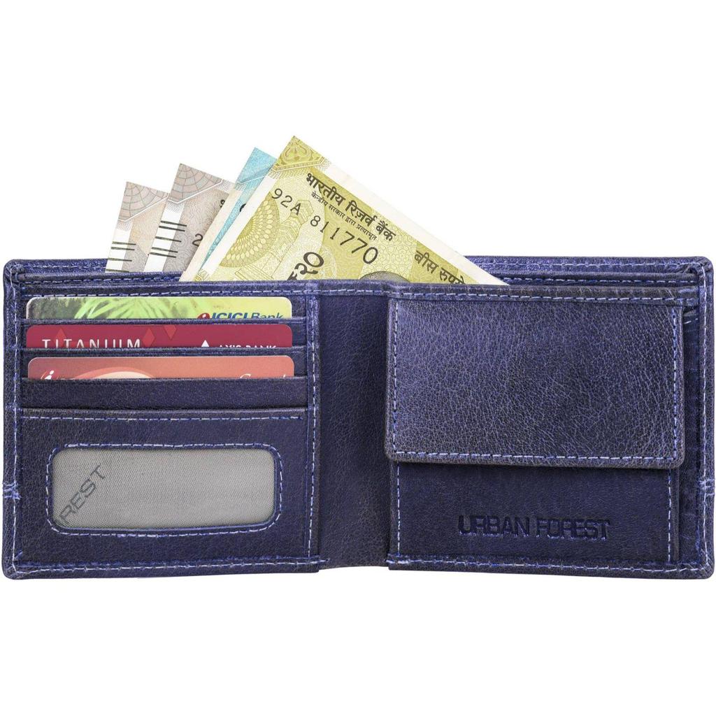 Pánská ležérní peněženka z pravé kůže s RFID (3 sloty na karty)