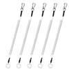 Elastic Steel Wire Keychain Lanyard for Fishing
