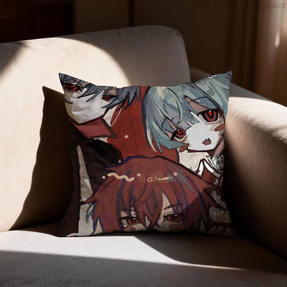 Zeno Remake Anime Pillow Case Sofa Living Room Bedroom Headboard Backrest Cushion Square Cushion Nap Time