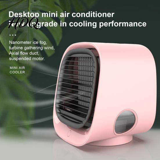 Compact Air Cooler for Home Portable & Humidifier Quiet Cooling Fan with 300ml Tank