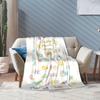 Sumikko Gurashi Cartoon Blanket Shirokuma Penguin Flannel Novelty Soft Throw Blanket for Home Winter Outdoor