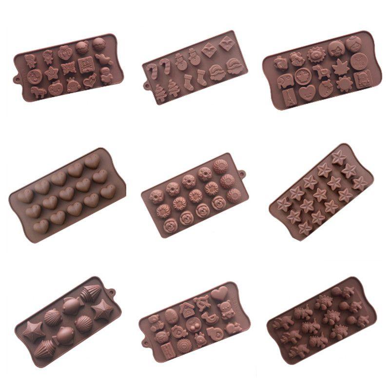 Christmas Silicone Cake Chocolate Moulds For Creative Baking And Decorating Delight