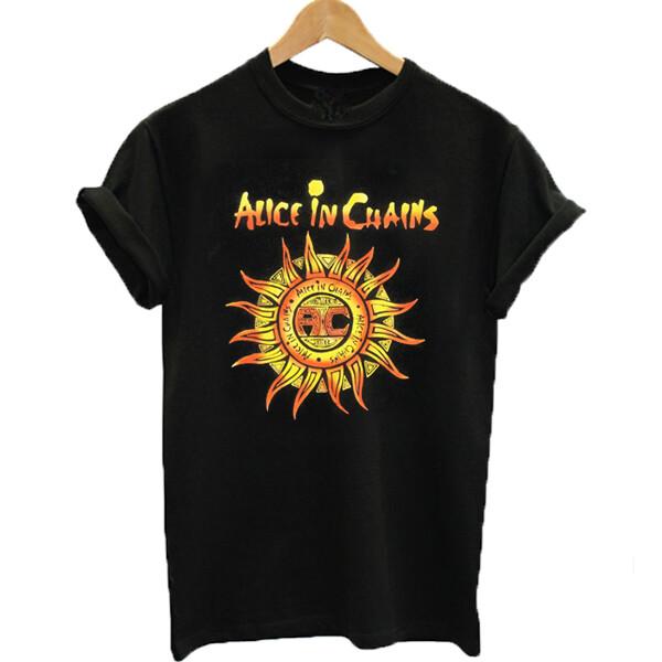 

SALE Alice In Chains Music Band Cotton Black S234XL Men Women Shirt Unisex T-Shirt XXL