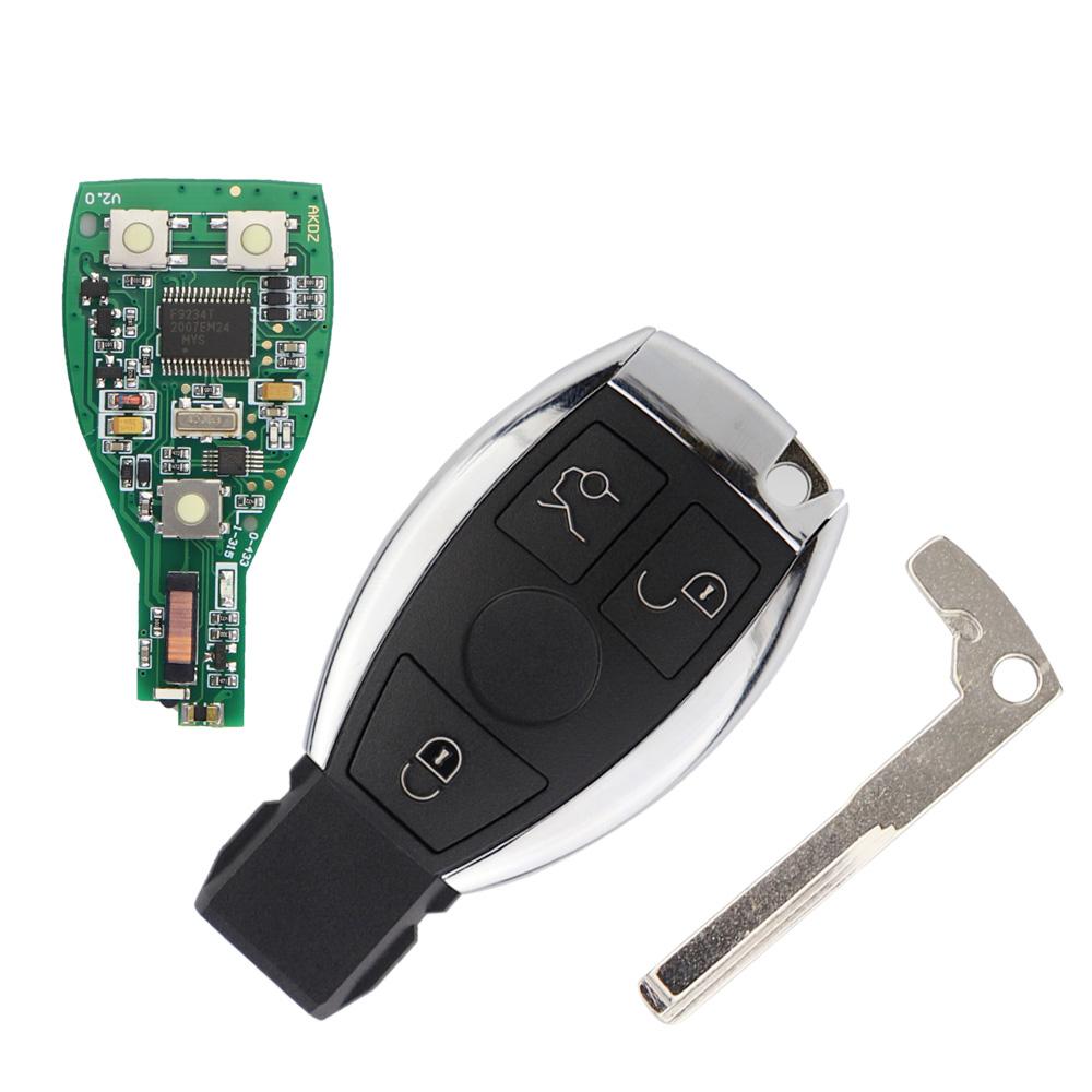 Smart Remote 2/3 Buttons Car Key For Mercedes Benz A B C S E Class W203 W204 W205 W210 W211 W212 W221 315 434Mhz NEC BGA No Logo