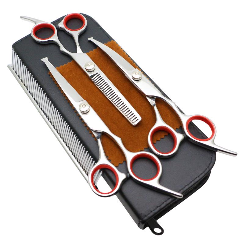 Popular Pet Scissors Set: Round Head Dog Styling, Thinning & Trimming Tools