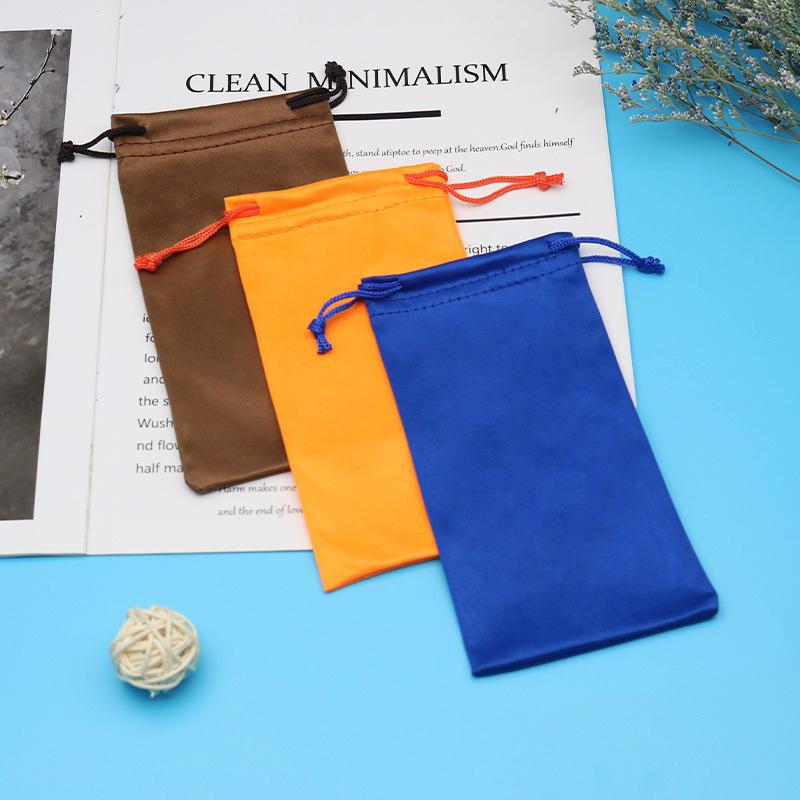Microfiber Eyeglasses Bag Sun Bag Portable Cloth Bag Sunglasses Sunglasses Bag Simple Loading Glasses Storage Bag