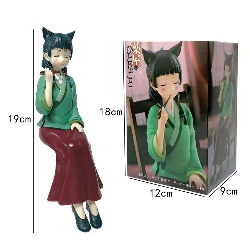 Anime The Apothecary Diaries Figure Maomao Noodle Stopper Figure Cute Cat Ear Ver. PVC Collection Model Doll Toys for Kids Gifts