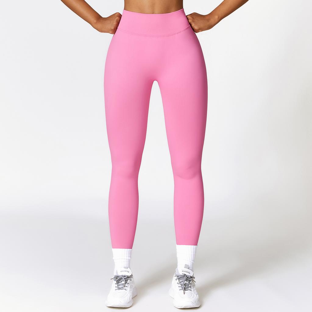 New High Waist and Hip Lifting Fitness Pants for Women, Tight and Seamless Yoga Pants, Elastic and Abdominal Tight Sports Pants