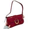 Baguette Bag Retro Horseshoe Buckle Fashion Temperament Versatile Shoulder Messenger Bag High-End Texture Bag Women