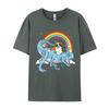 Boxer reitet Dinosaurier T Rex Hundeliebhaber T-Shirt Lustige Herren T-Shirts Baumwoll-T-Shirts Fitness Lustige T-Shirts Herren