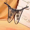Light Ripe Women's Fancy Adjustable Belt Women's Large Size Panties Sexy Open Crotch Bed Hot Flirting Temptation Thong
