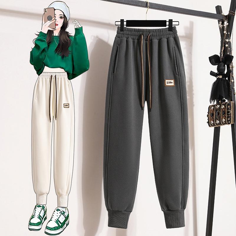 Trousers Women's Long Loose-fitting Skinny Sweatpants Casual All-strap Harlan Sweatpants