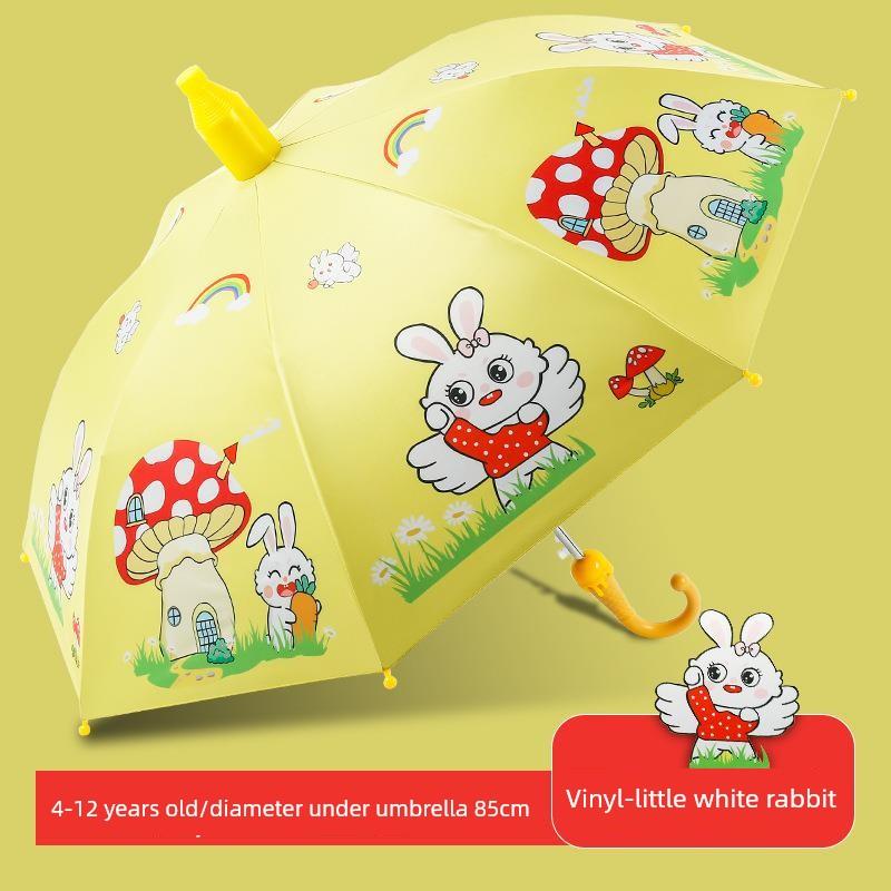 German Children's Umbrella for Boys and Girls, Students, Special for School, Kindergarten Kids, Baby Cartoon Umbrella, Dual-Use for Sun and Rain