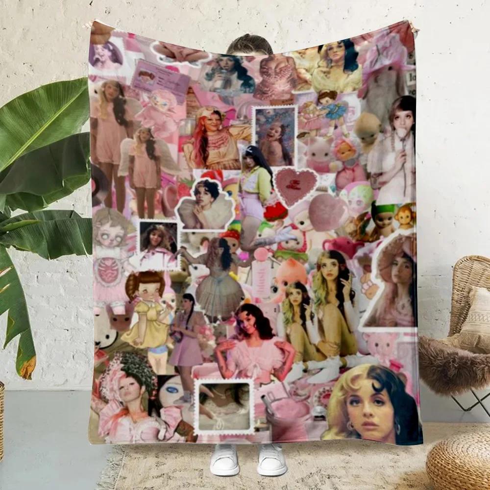 Coperta stampata con musica di Melanie Martinez Coperte da picnic Coperta calda Coperta morbida e confortevole Casa Viaggio Regalo di compleanno