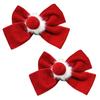 Pompoms Hair Clip for New Year Barrette Sweet Christmas Flat Clip Hairpin Christmas Elegant Hair Clip for Bunches