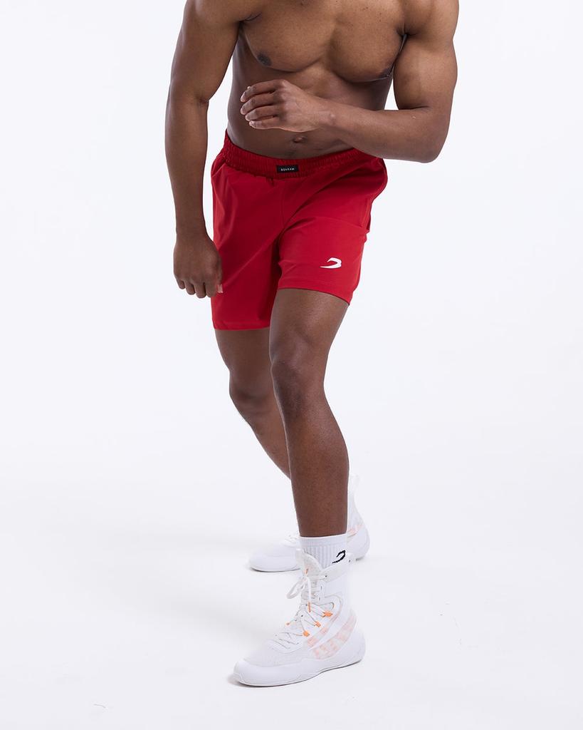 BOXRAW Valdez Shorts Bxrw-Vldsh [Red]