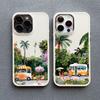 Coconut Tree Silicone Phone Case For iPhone 16 Pro Max 11 12 13 14 15 Pro Max X XR XS 7 8 15 Plus SE2 Summer Scenery Back Covers