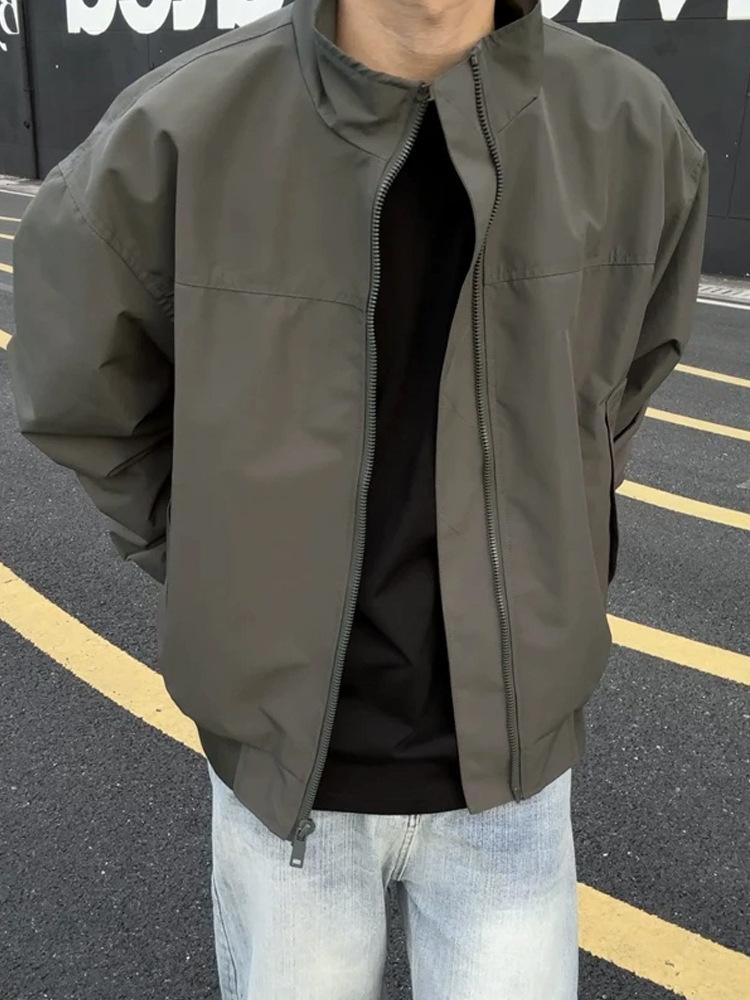 

Cleanfit short tooling jacket men s autumn tough guy wear three-proof stand-up collar jacket American trendy jacket M