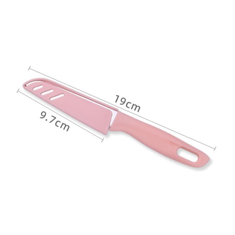 JIN NIANG ZI Home Kitchen Fruit Knife Melon Fruit Peeler Belt Knife Set Pocket Knife Lightweight Sharp Convenient Paring Knife