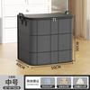 Thickened Large Capacity Storage Bag, Portable Wearable Organizer for Clothes Quilt Blanket, Foldable Closet Storage Box
