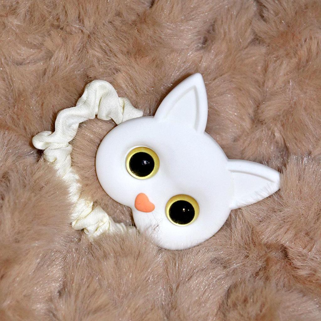 "3D černá spona do vlasů Cat Head – vlásenka a vlasové doplňky ve stylu žraloka"