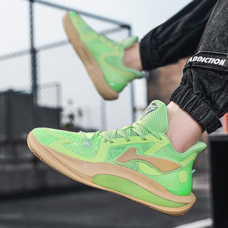 Student basketball shoes men's super light anti-slip wear absorption breathable rebound actual combat professional sports shoes