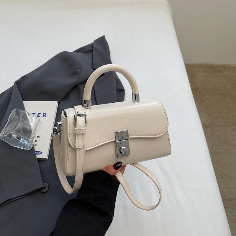 Premium Sense Hand Carry Small Square Bag Women's Fashion Versatile Shoulder Messenger Bag Commuter Bag To Work