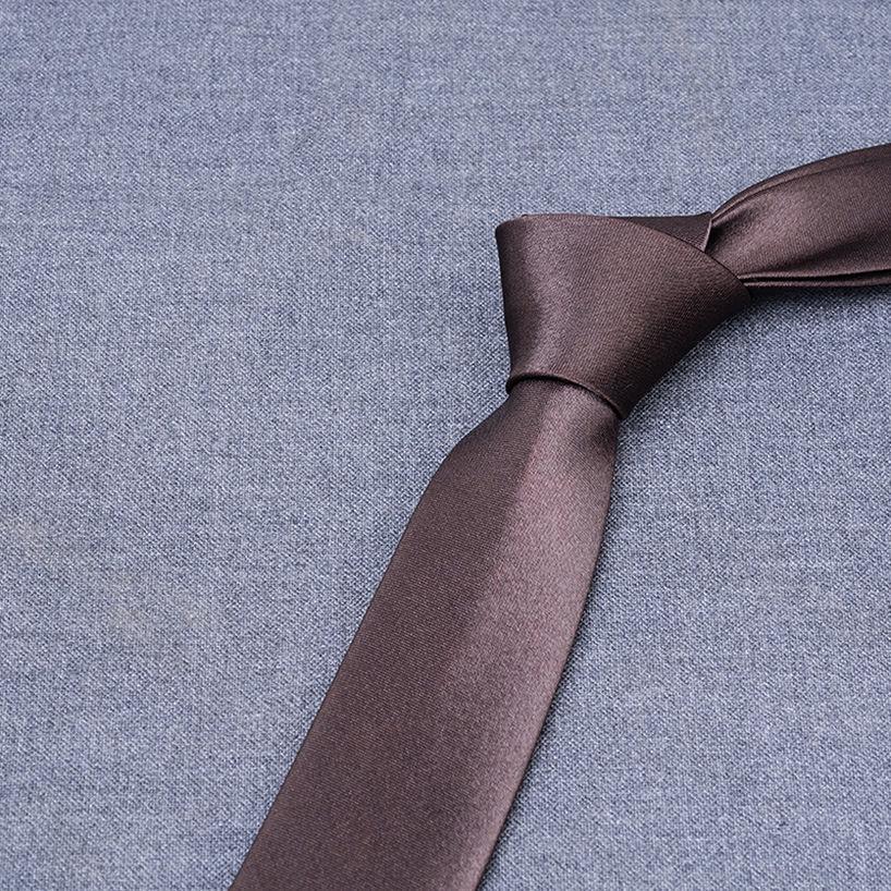 8cm Jednobarevná Polyesterová Hedvábná Pánská Kravata, Více Barev k Dispozici pro Business nebo Neformální Nošení