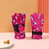 Children's Printed Electric Bike Gloves: Warm, Waterproof, Windproof Ski & Outdoor Cycling Gloves