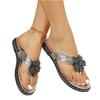 Women’s Summer Casual Thong Toe Slip On Sandals Outdoor Flat Beach Flip Flops Comfortable Open Toe Fashion Slides for Daily Wear