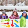 7Pcs Snowball Making Toys Snowball Clip Snow Shovel Snow Toys for Kids Winter Outdoor Snowball Fight Snow Games