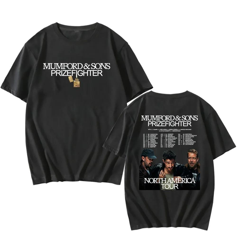

Summer Fashion Tee Prizefighter 2026 North American Tour Tees MUMFORD & SONS Band Design Merch Graphic Print T-shirt Unisex Short Sleeve Tshirts 4XL
