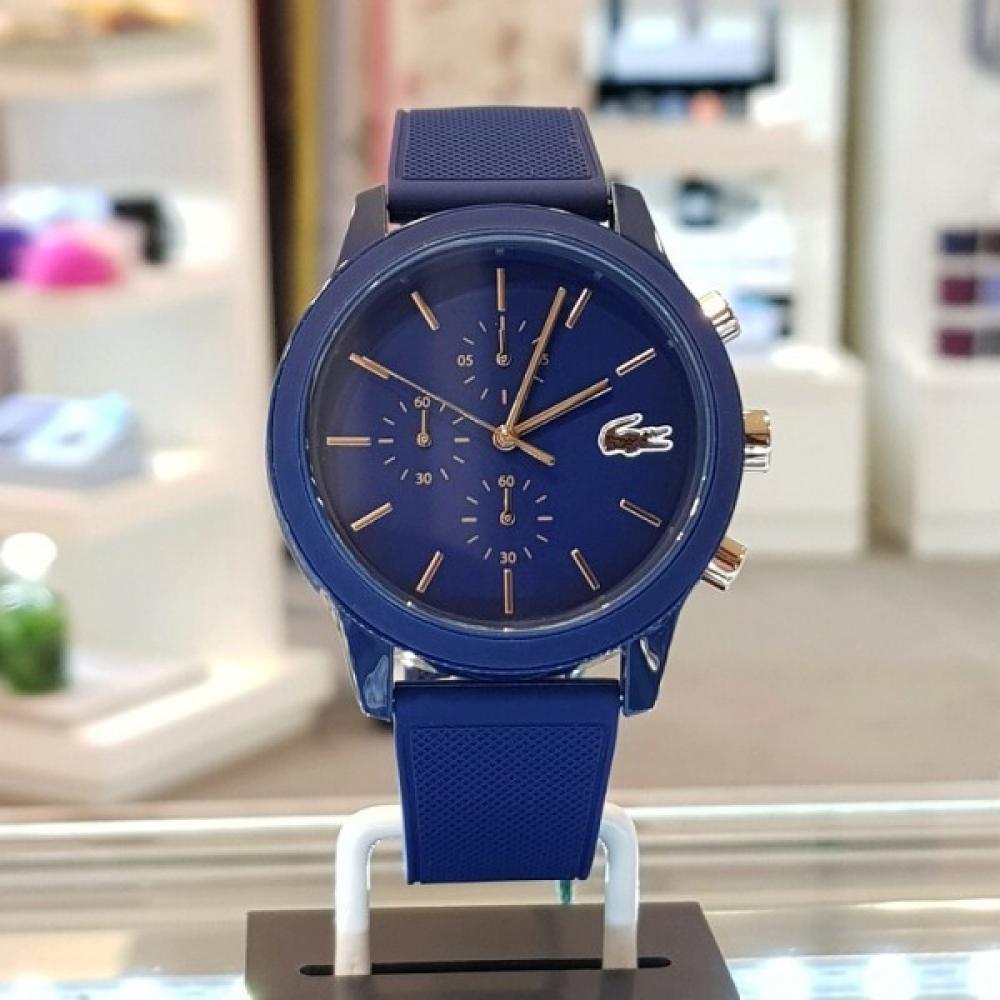 Lacoste Silicone Watch Chronograph Model navy (44mm)