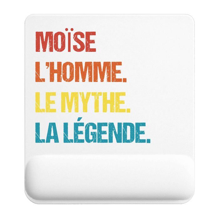 Tapis de souris - PLANETEE - Moïse Mythe Légende Vintage - 22×18 cm - 3 mm - Impression sublimation HD