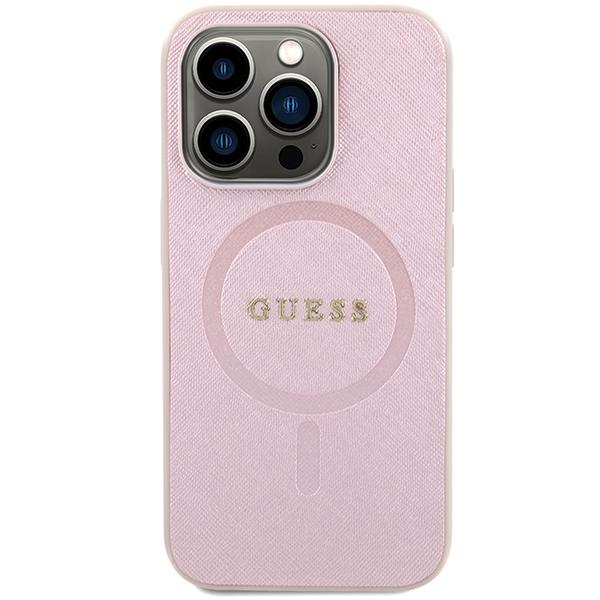 Etui do iPhone 15 Pro Guess MagSafe Różowe
