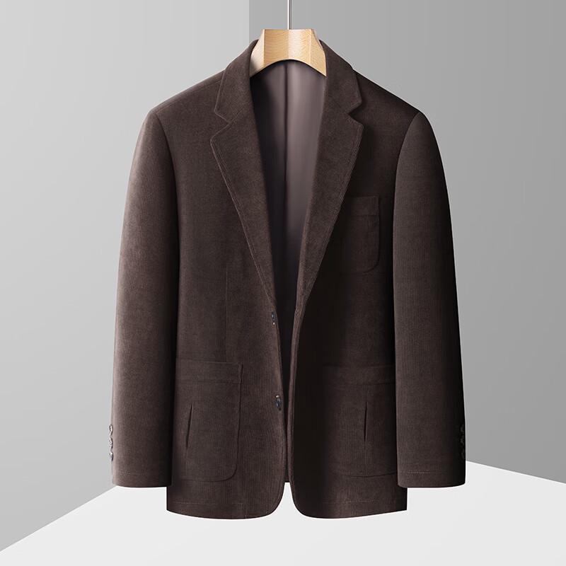 Firstview Men's Winter Corduroy Suit Jacket