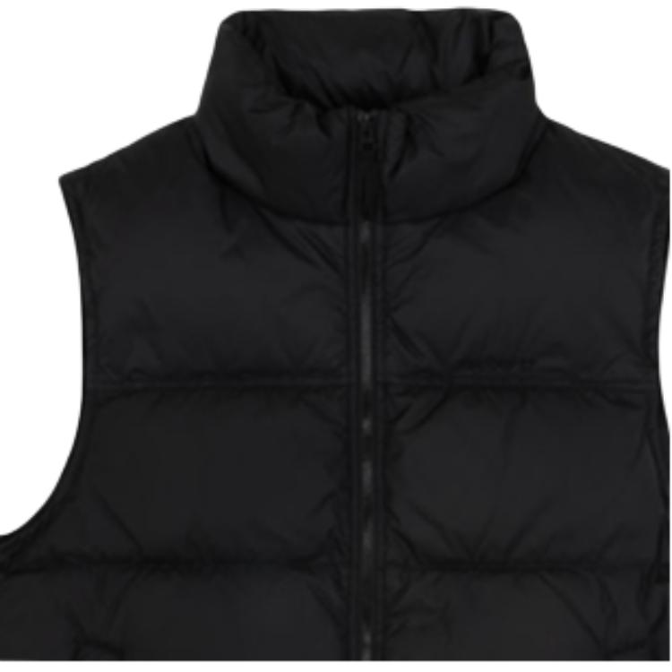 Carhartt WIP Letter Embroidery Color Block Down Vest Men vests Black CHXDNA192004D-BKX