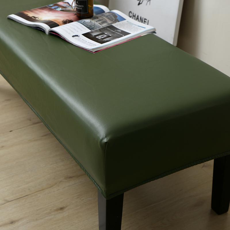 Чехлы для скамьи в столовую, водонепроницаемые чехлы из ПУ-кожи для мягкой скамьи, съемные моющиеся защитные чехлы на сиденье скамьи для спальни 80cm