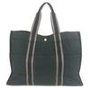 Hermes Fourre ToutGM Fourre Tout GM Tote Bag Shoulder Bag Canvas Black/gray