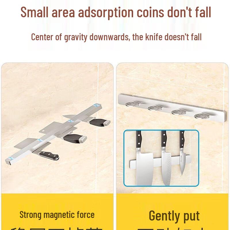 Magnetic Knife Holder Wall-Mounted Stainless Steel