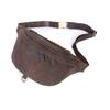 Crazy Horse Leather Men's Bag Waist Bag, Multi Functional Large Capacity Outdoor Sports Leather Phone Bag, Genuine Leather Cross Chest Bag