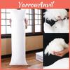 Morbido Lussuosamente 150 X 50cm Anime Dakimakura Cuscino Lungo da Abbraccio Cuscino Interno per il Corpo Bianco