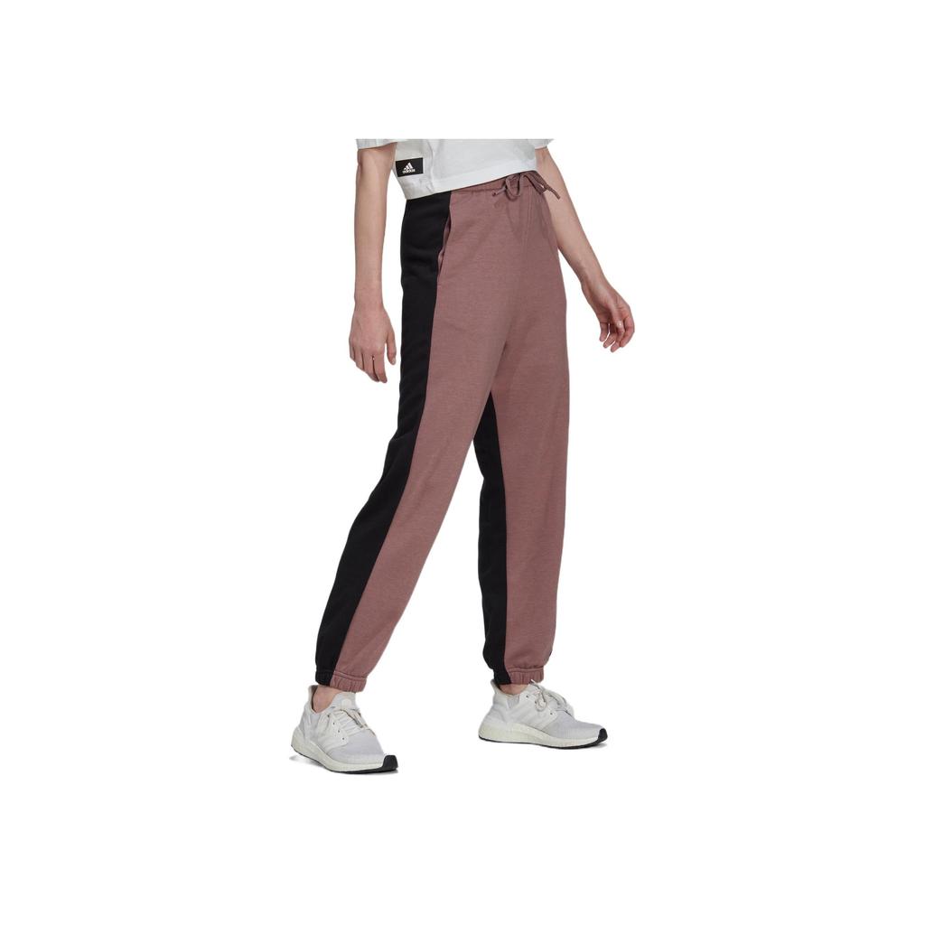 Adidas W P Color Block Printed Logo Drawstring Elastic Waist Fitness Retro Sports Pants Women Pants HZ9670